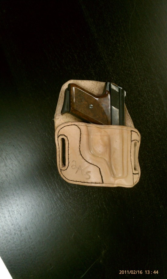 small caliber pistol waist or ankle